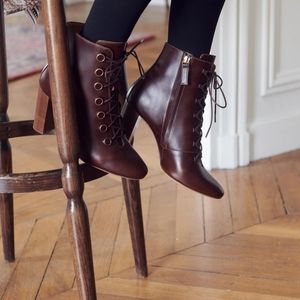 Sezane French imported high heel boots